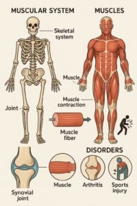 Muscular and skeletal system